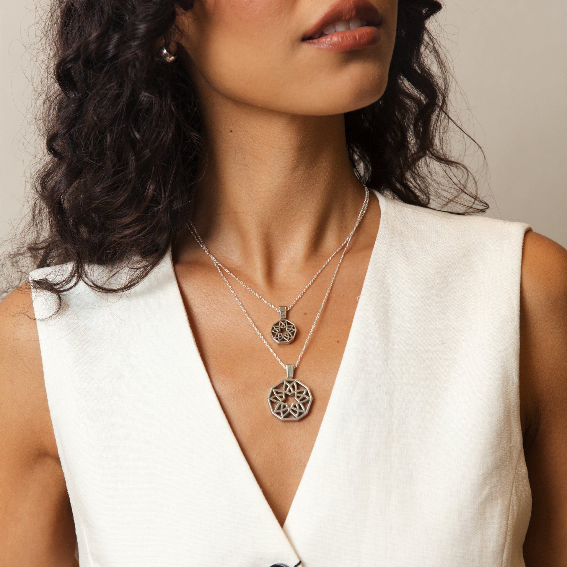 Faces of Love pendant Five Classic, small model