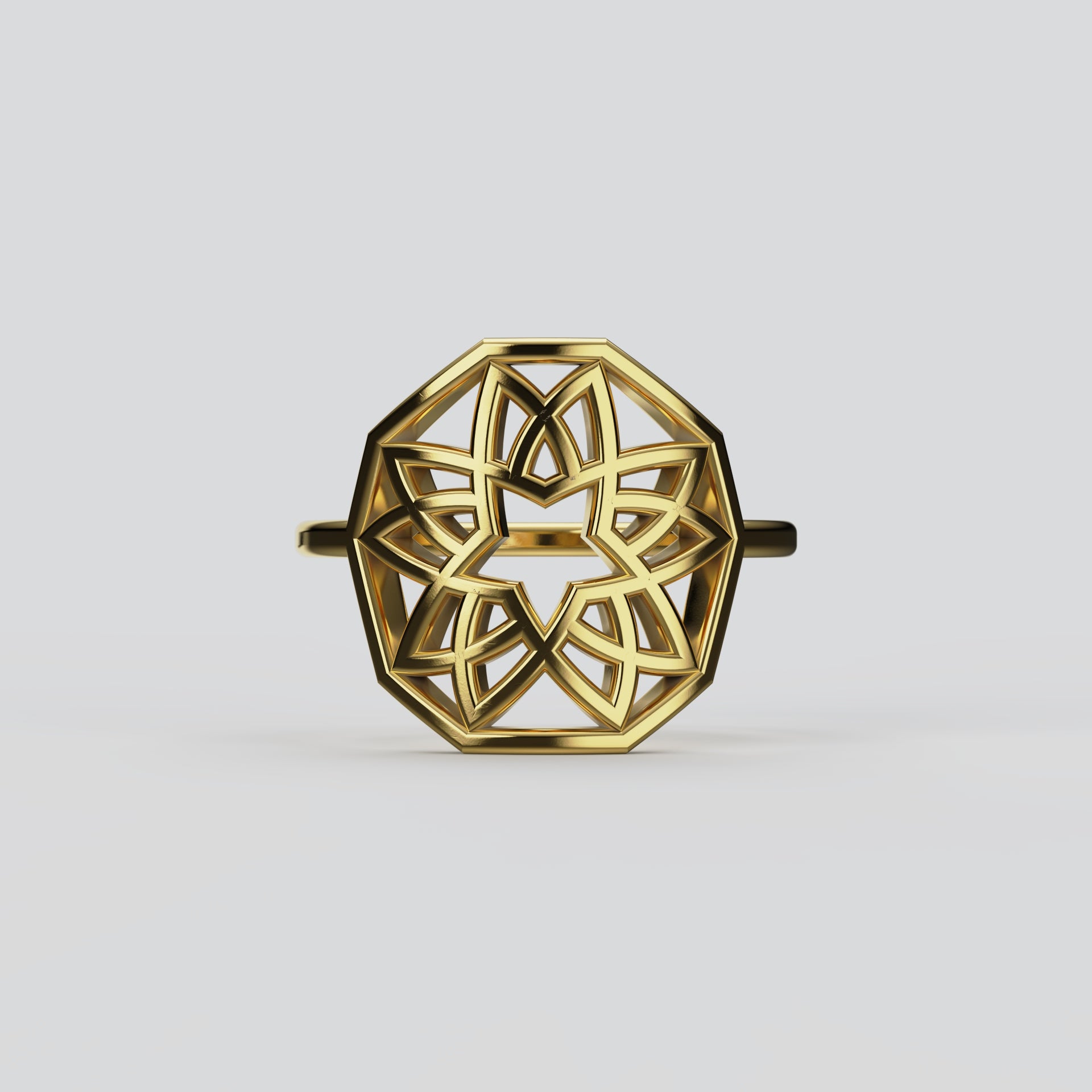 Faces of Love ring Five Classic