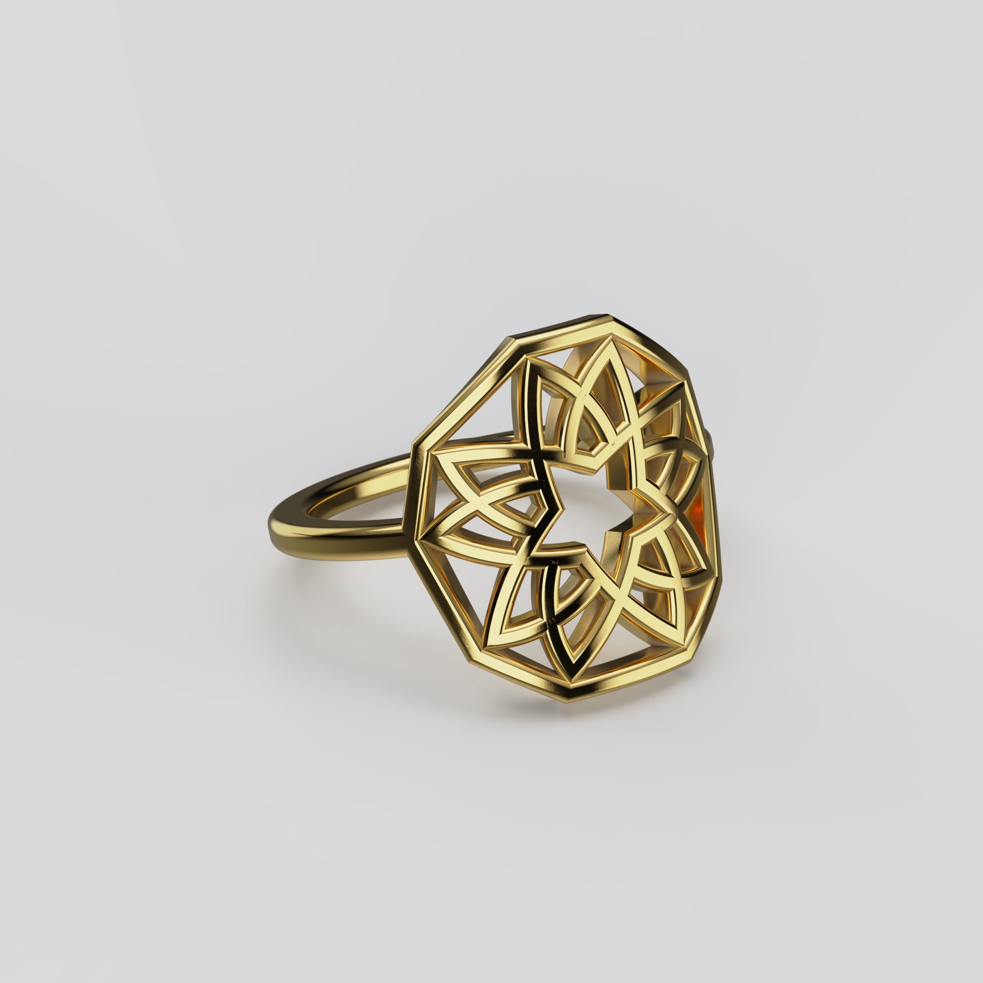 Faces of Love ring Five Classic