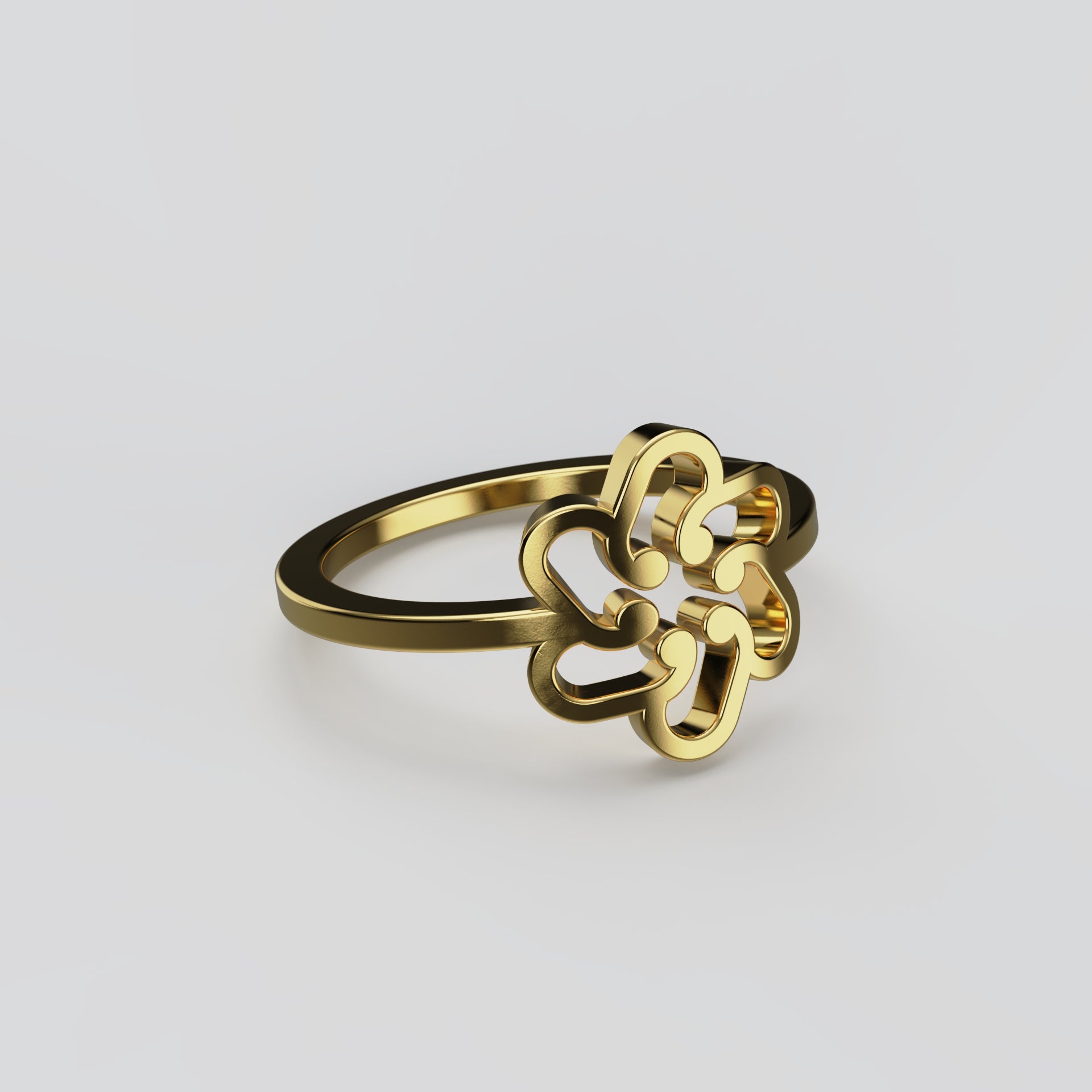 Faces of Love ring Six Classic