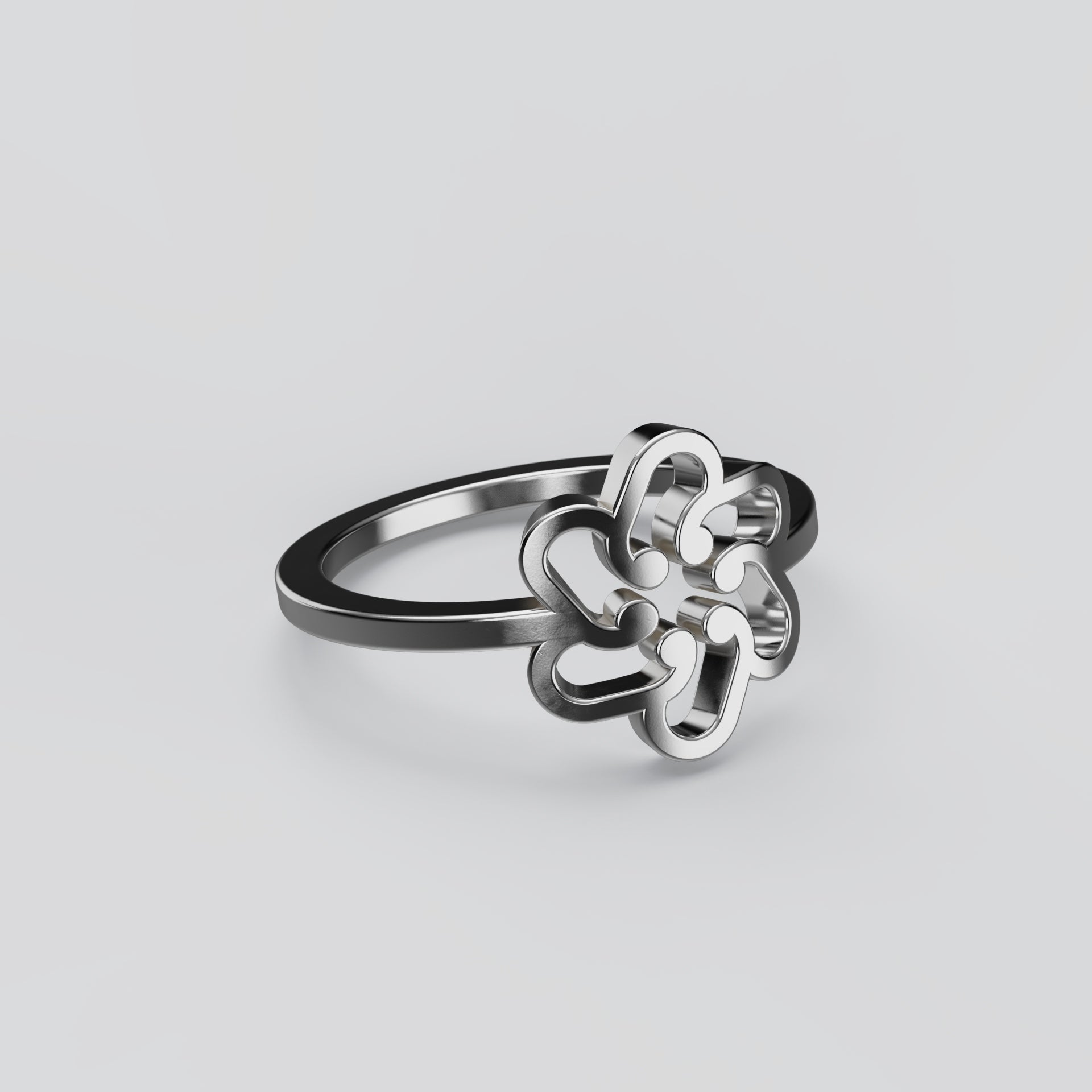 Faces of Love ring Six Classic