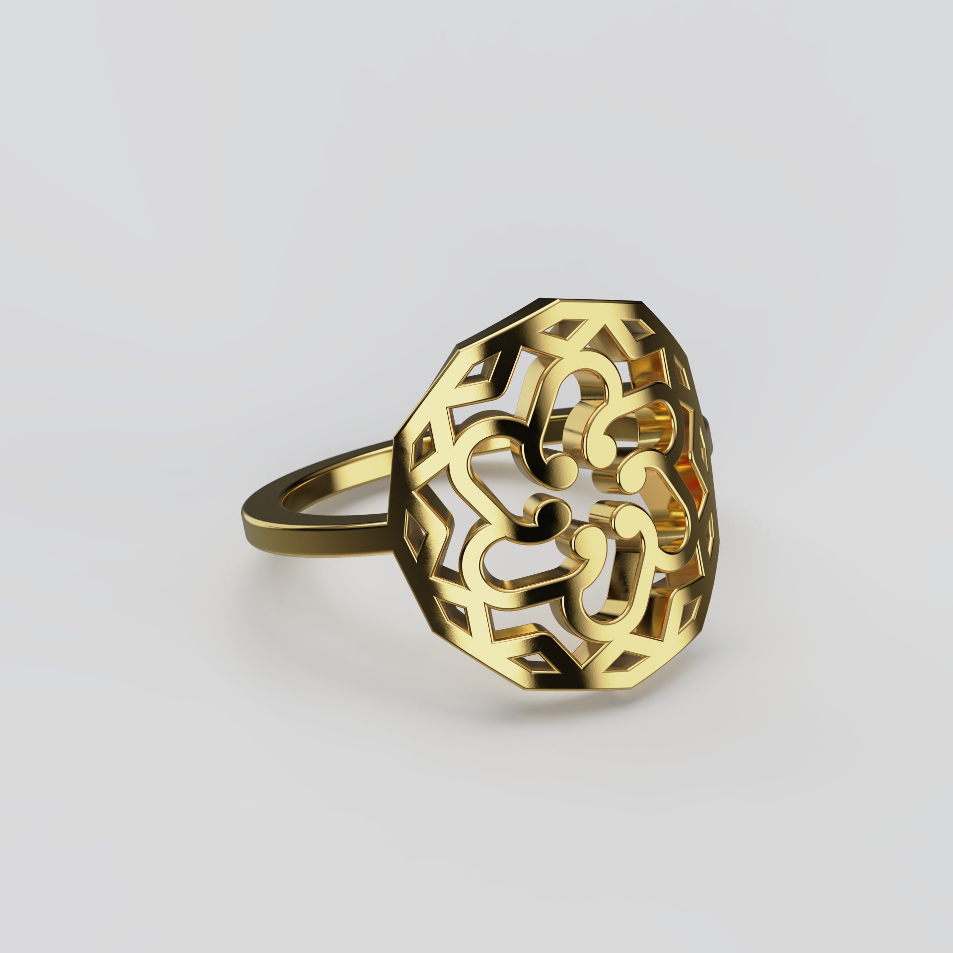 Faces of Love ring Six Enchanted