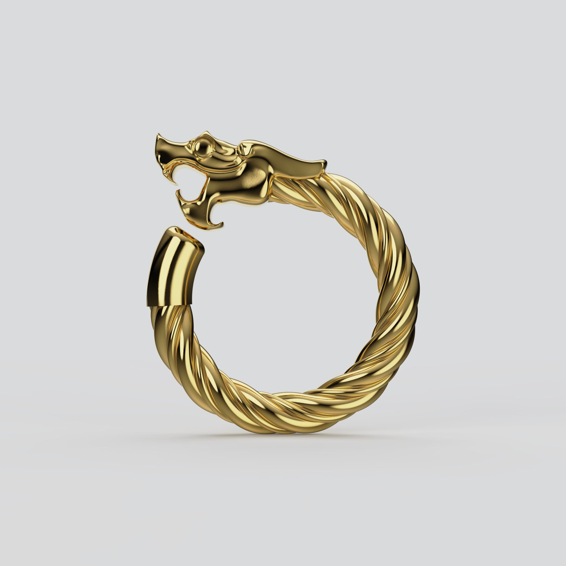 Sculpted Dragon ring One Motif